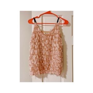 The Impeccable Pig Feather Pink Tank